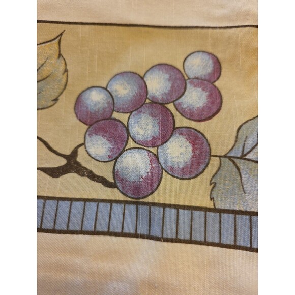 Mikasa Garden Harvest Oblong Tablecloth 62" x 102" Cloth Fabric Fruit Grape Pear - Picture 10 of 11